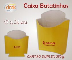 caixa para batatinhas