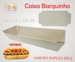 caixa para hot dog