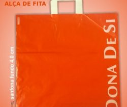 sacola plástica alça de fita